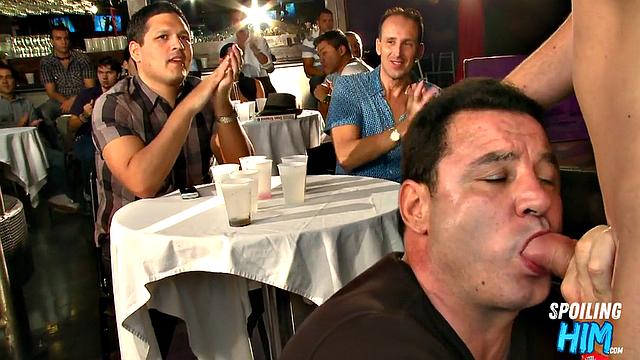 Real stripper party with deepthroating