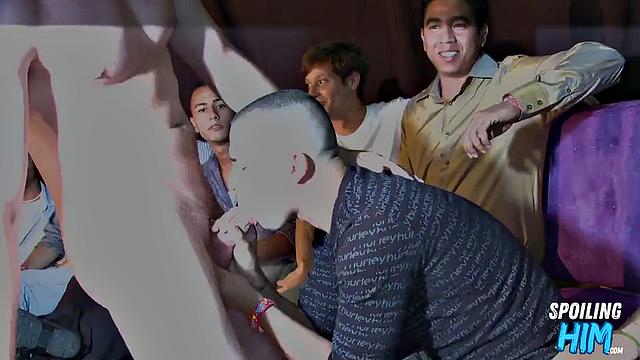 Real stripper party with deepthroating