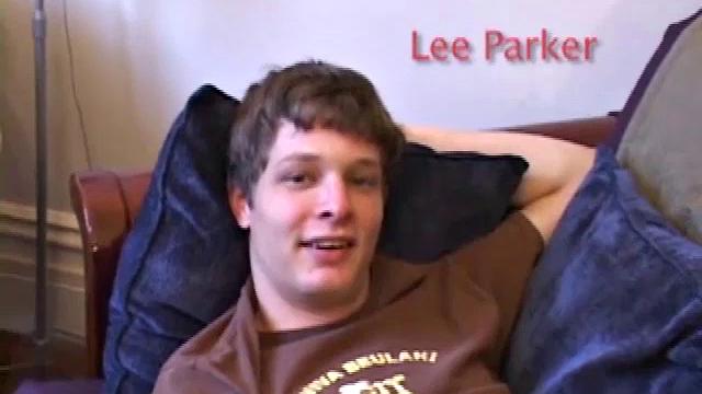 Lee Parker is an adventurous young guy. He's right at home, as he gets his cock's attention by man handling it, while keeping an eye on the straight porn video.