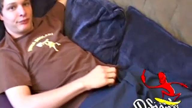 Lee Parker is an adventurous young guy. He's right at home, as he gets his cock's attention by man handling it, while keeping an eye on the straight porn video.