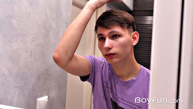 Rimi Morty gives a deep, passionate blowjob and takes a thick cock in steamy gay action