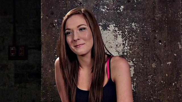 BDSM ballgagged babe gets a whipping lesson from master