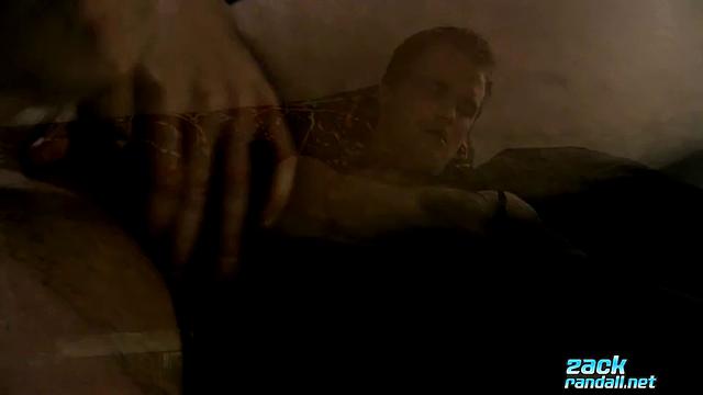 Billy Club strokes hard and tries to shoot his own face with a hot load
