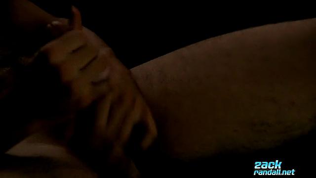Billy Club strokes hard and tries to shoot his own face with a hot load