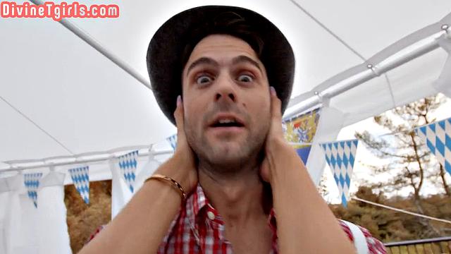 Stunning Trans analfucked by lover