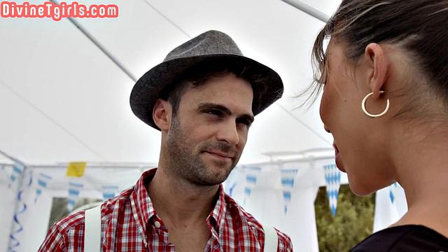 Stunning Trans analfucked by lover