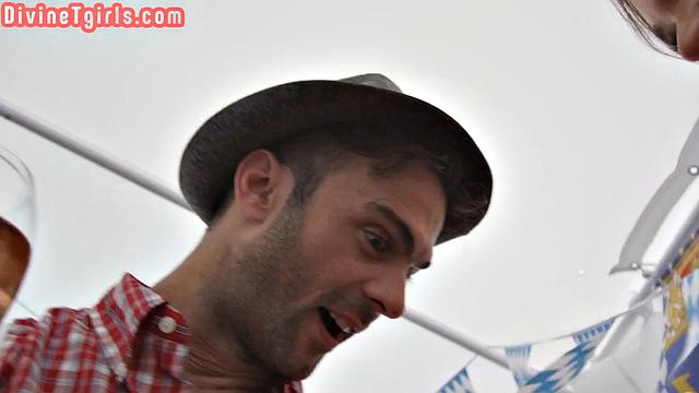 Stunning Trans analfucked by lover