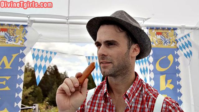 Stunning Trans analfucked by lover