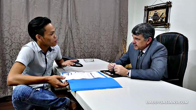 Daddy Blackmailed Into Sex