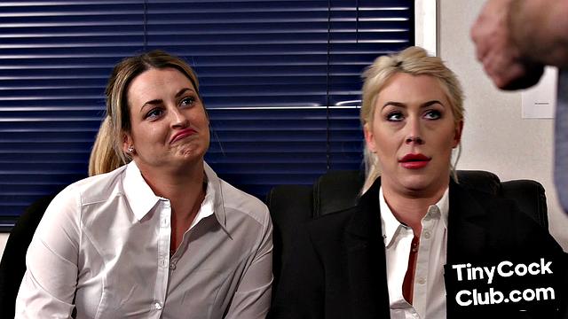 Nympho office voyeurs teasing