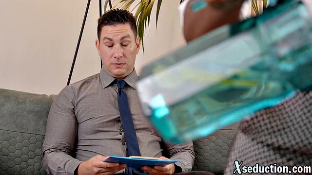 Big-titted ebony cougar smashed