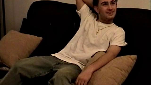 Straight Boy Stroking His Meat