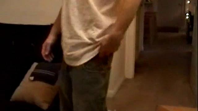 Straight Boy Stroking His Meat