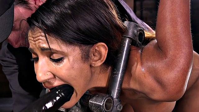 BDSM Asian sub fucked with toys by master till climax