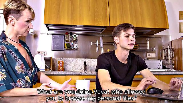 SHAME4K. Boy wants to fuck her neighbor and he finds a way to do it