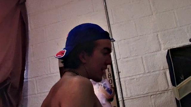 College stud hazed and fucked for frat in voyeur dormitory