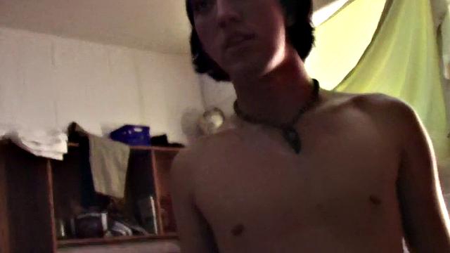 College stud hazed and fucked for frat in voyeur dormitory