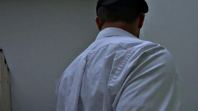 College stud hazed and fucked for frat in voyeur dormitory