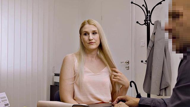 LOAN4K. Passionately fucking wet pussy, loaner considers the offer