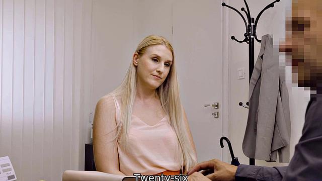 LOAN4K. Passionately fucking wet pussy, loaner considers the offer