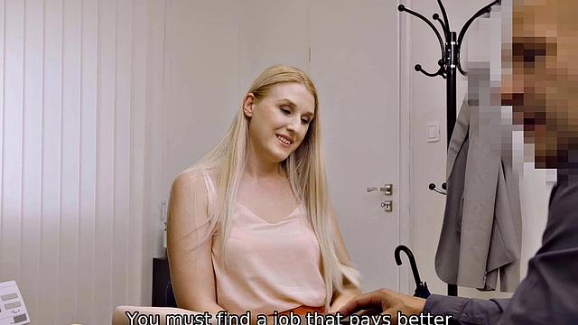 LOAN4K. Passionately fucking wet pussy, loaner considers the offer