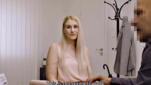 LOAN4K. Passionately fucking wet pussy, loaner considers the offer