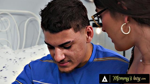 MOMMY'S BOY - Caring PAWG MILF Katrina Colt Spreads Her Legs To Let Stepson Experiment Anal Sex