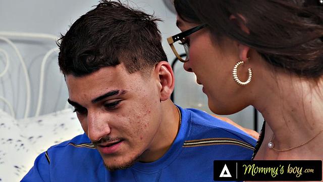 MOMMY'S BOY - Caring PAWG MILF Katrina Colt Spreads Her Legs To Let Stepson Experiment Anal Sex