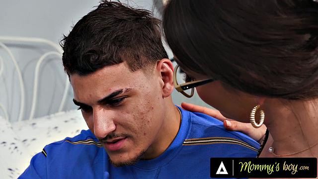 MOMMY'S BOY - Caring PAWG MILF Katrina Colt Spreads Her Legs To Let Stepson Experiment Anal Sex