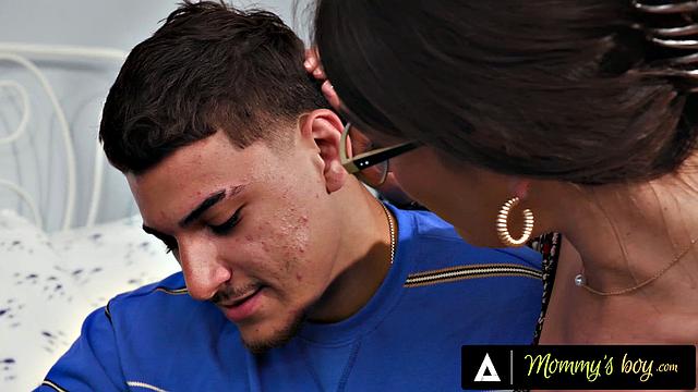 MOMMY'S BOY - Caring PAWG MILF Katrina Colt Spreads Her Legs To Let Stepson Experiment Anal Sex