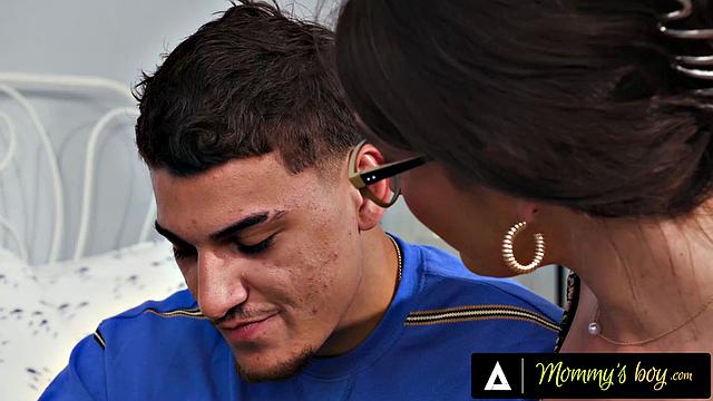 MOMMY'S BOY - Caring PAWG MILF Katrina Colt Spreads Her Legs To Let Stepson Experiment Anal Sex