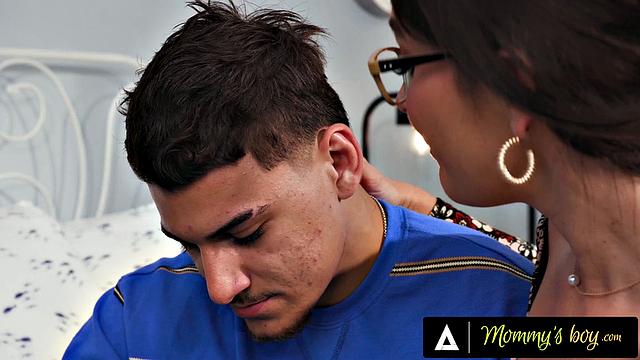 MOMMY'S BOY - Caring PAWG MILF Katrina Colt Spreads Her Legs To Let Stepson Experiment Anal Sex