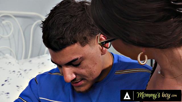 MOMMY'S BOY - Caring PAWG MILF Katrina Colt Spreads Her Legs To Let Stepson Experiment Anal Sex