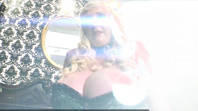 The Girl in Silk Stockings and Corset