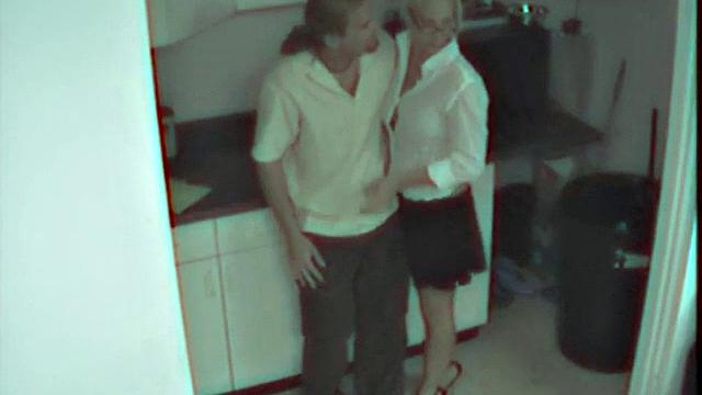 Office teen caught by her boss