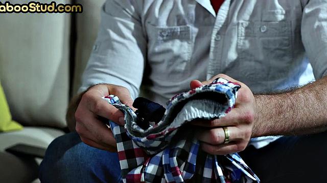 Taboo skinny twink barebacked by stepdad