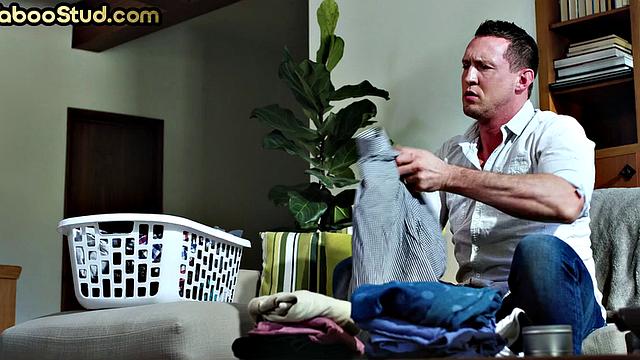 Taboo skinny twink barebacked by stepdad