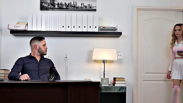 GIRLSRIMMING - Wet rimming and hard action with blonde Lily Larimar