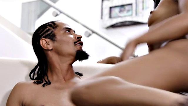 Bigbooty dirty black bae fucked by BBC in wet pussy hole