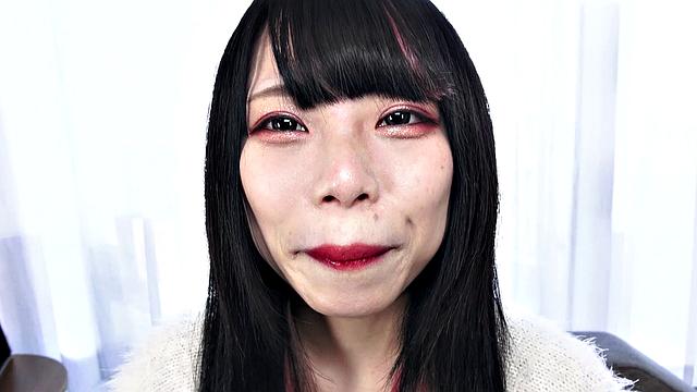 Maid Cafe worker Miss Akane Okawa comes to show off her big tits