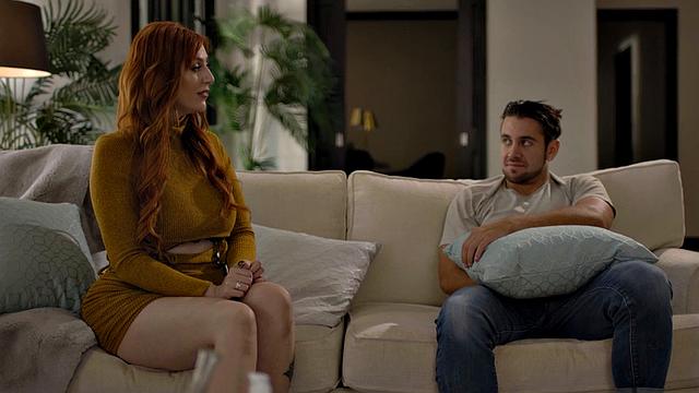 Busty ginger stepmom pounded by stepson after teasing