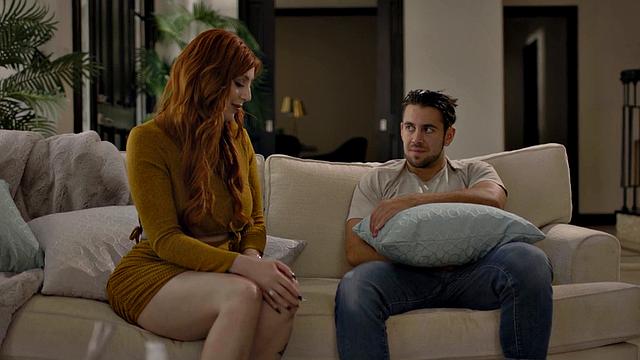 Busty ginger stepmom pounded by stepson after teasing