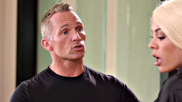 NURU MASSAGE - Busty Blonde Masseuse Luna Star Gets Wet Pussy Fucked By Her Client