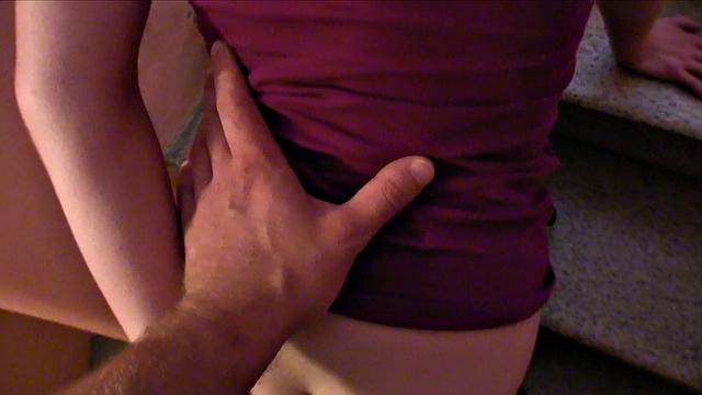 Fake College Inspector Gets Redhead to Pay With Blowjob