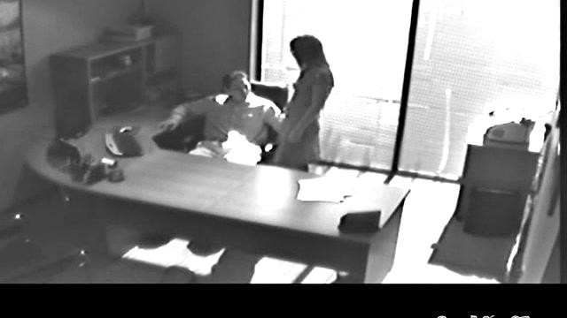 Slutty secretary fucked by fat boss