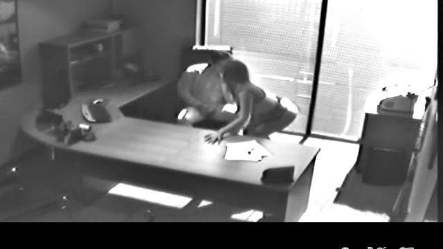 Slutty secretary fucked by fat boss