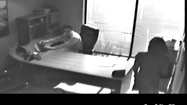 Slutty secretary fucked by fat boss