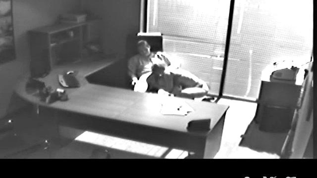 Slutty secretary fucked by fat boss