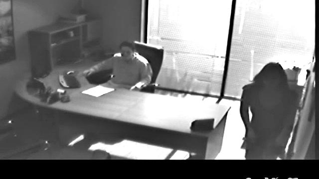 Slutty secretary fucked by fat boss