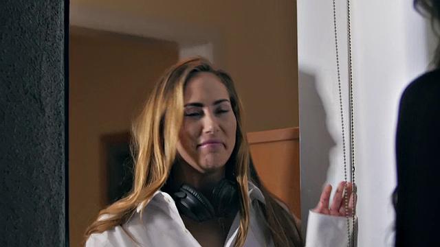 New Recruit Part 2: Tattooed lesbians finger, lick, and kiss in the bedroom